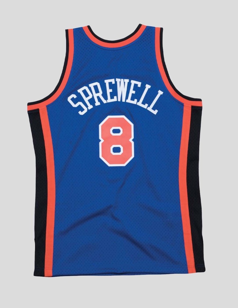 MITCHELL & NESSUNO T-shirt 1998-99 latrell sprwell swingman royal